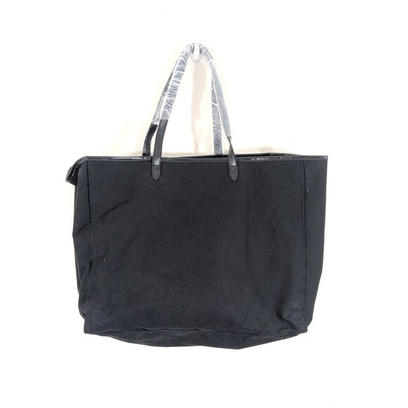 VICTORIA'S SECRET BLACK SEQUIN STRIPE WEEKENDER BAG GETAWAY CARRY ON LARGE TOTE - Picture 6 of 9